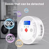 Tuya WiFi Smart Carbon Monoxide Detector Alarm 85dB Sound Warning LCD Digital Display Home Indoor Real-Time CO Monitor Poisoning