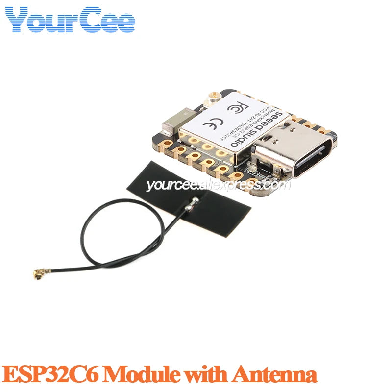 10pcs/1pc ESP32 Seeed Studio XIAO ESP32C6 WiFi 6+Bluetooth-compatible Ble 5 Zigbee Matter Wireless Development Board esp32C3