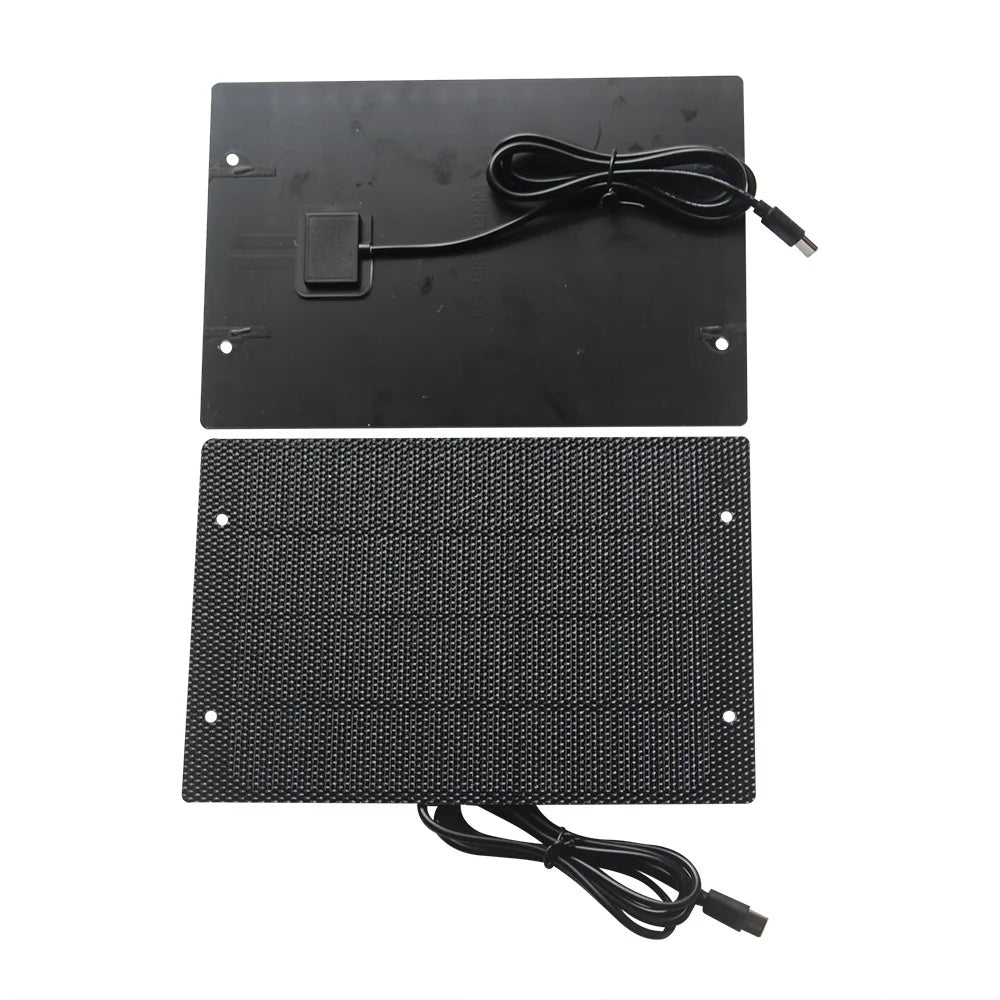 5W 5V ETFE Solar Panel Charger Type-C Output Solar Power Bank for Mobile Phone Security detail image 2