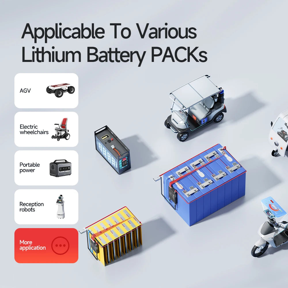 Daly Smart BMS 4S 6S 8S 12S 13S 14S 16S 17S 20S 24S Bluetooth BMS 30A 40A 60A 80A 100A 120A 150A 200A Batería de iones de litio Lifepo4 LTO
