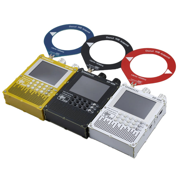 SPARKELEC DP-666 TEF6686 Full Band FM/MW/Short Wave HF/LW Radio Receiver IPS LCD Battery + Antenna product image