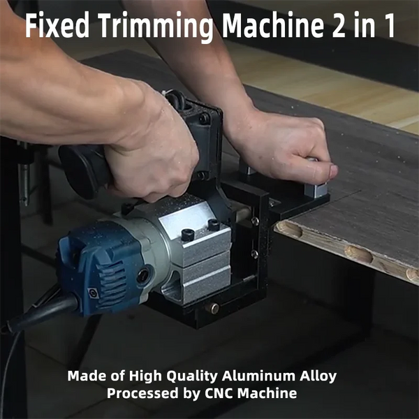 2 in 1 Mortising Jig Trimming Machine Slotting Bracket  Woodworking Slotting Locator Tool for Woodworking Furniture Splicing