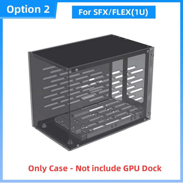 TH3P4G3 Metal Case Thunderbolt-compatible GPU Dock Exteral Graphic Card Adapter Suitable for ATX SFX FlEX(1U) Power Supply