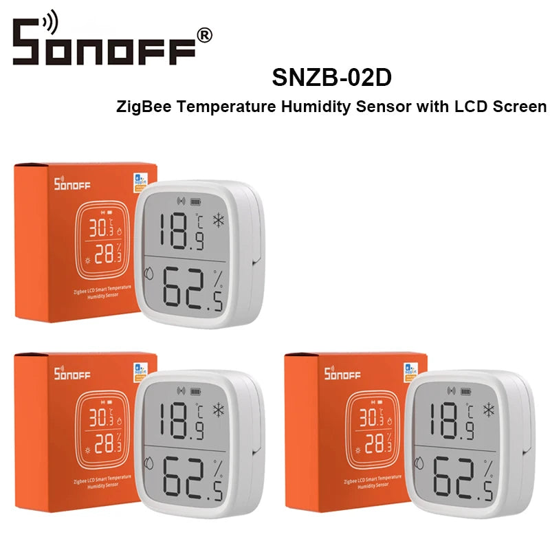 SONOFF SNZB 02D Zigbee Temperature Humidity Sensor with 2.5