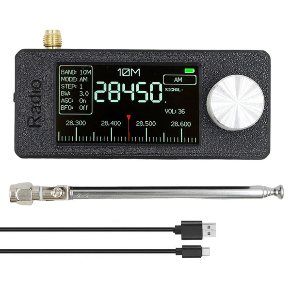 New SI4732 0.5-108mhz Pocket Mini Radio LSB USB AM FM All Band Radio Receiver with Antenna FM/AM Radio HF SW MW VHF Radio