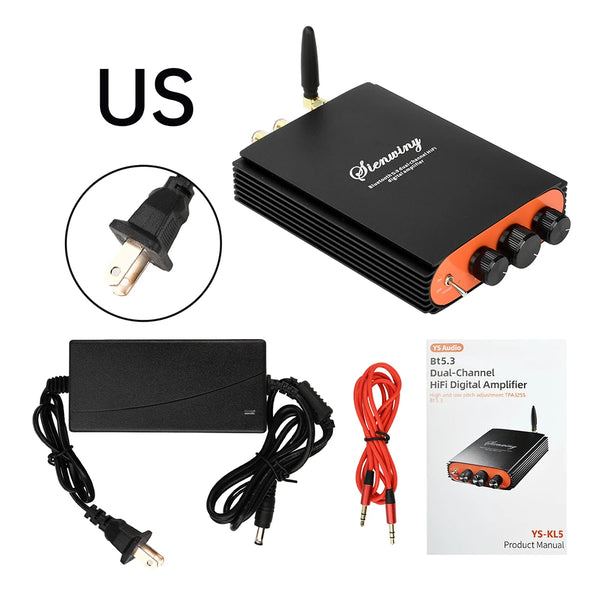 Bluetooth 5.3 HiFi Power Amplifier TPA3255 Chip 600W Dual Channel DSP Sound Tuning for Home Theater/Car Audio