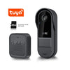 Tuya WiFi doorbell  2-way HD 1080P, microSD/cloud, waterproof, 1000mAh battery, long standby,Wireless Security Camera