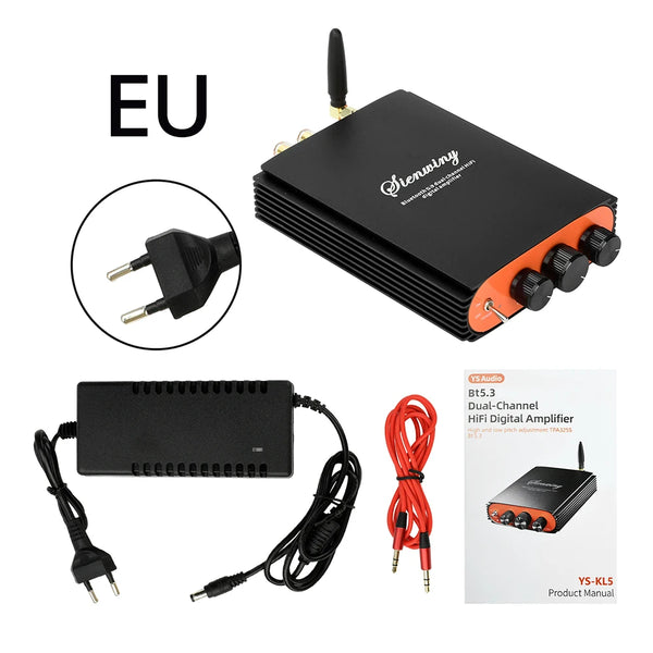 Bluetooth 5.3 HiFi Power Amplifier TPA3255 Chip 600W Dual Channel DSP Sound Tuning for Home Theater/Car Audio