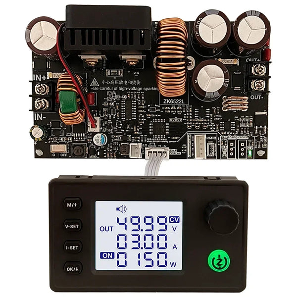 22A 1400W Buck Converter CC CV Step-Down Module LCD Adjustable Regulated Stabilized Voltage Power Supply 5V 12V 24V 36V 48V