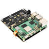 Raspberry Pi 5  PCIe To 4-Ch M.2 Adapter Board 4 x NVMe Solid State Drives support Supply Power for Raspberry Pi 5