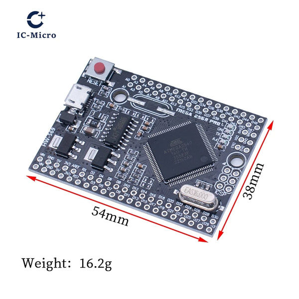 Mega2560 Mega 2560 PRO MINI 5V (Embed) CH340G ATmega2560-16AU MICRO TYPE-C With Male Pinheaders Compatible For Arduino Mega XCW