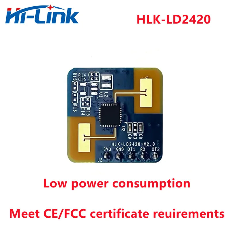 Hi-Link Rohs/FCC/CE 24G HLK-LD2410 LD2410C LD2402 LD2450 LD2401 Smart Home/Hotel Human Presence Motion Sensor Radar Module