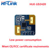 Hi-Link Rohs/FCC/CE 24G HLK-LD2410 LD2410C LD2402 LD2450 LD2401 Smart Home/Hotel Human Presence Motion Sensor Radar Module