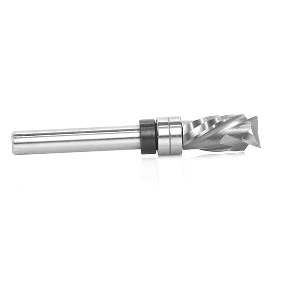 Top Bearing Ultra-Performance Compression Flush Trim Router Bit Mill 8mm Shank Solid Carbide CNC  Bit Spiral Flush Router Tool