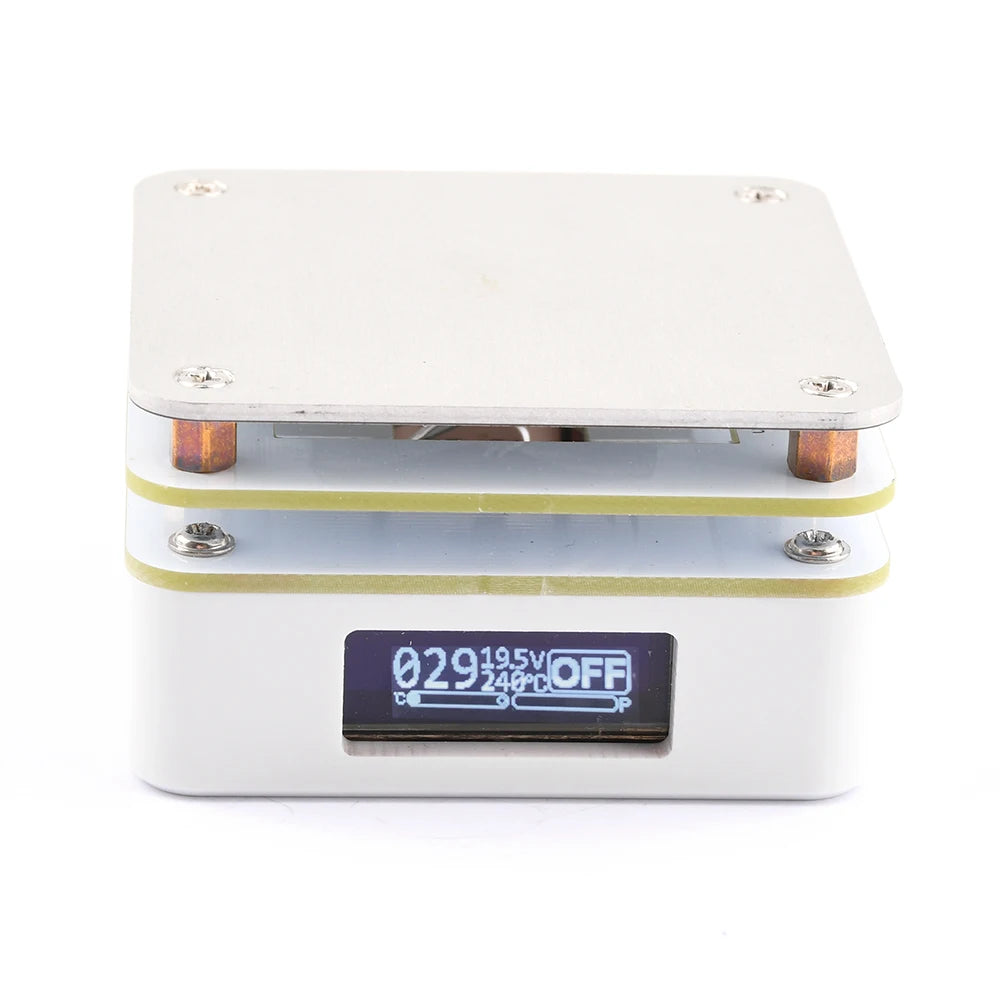 Type-C Mini Hot Plate PCB SMD Board Soldering Plate Adjustable Constant Temperature Heating Tool Preheating Station Repair Tools