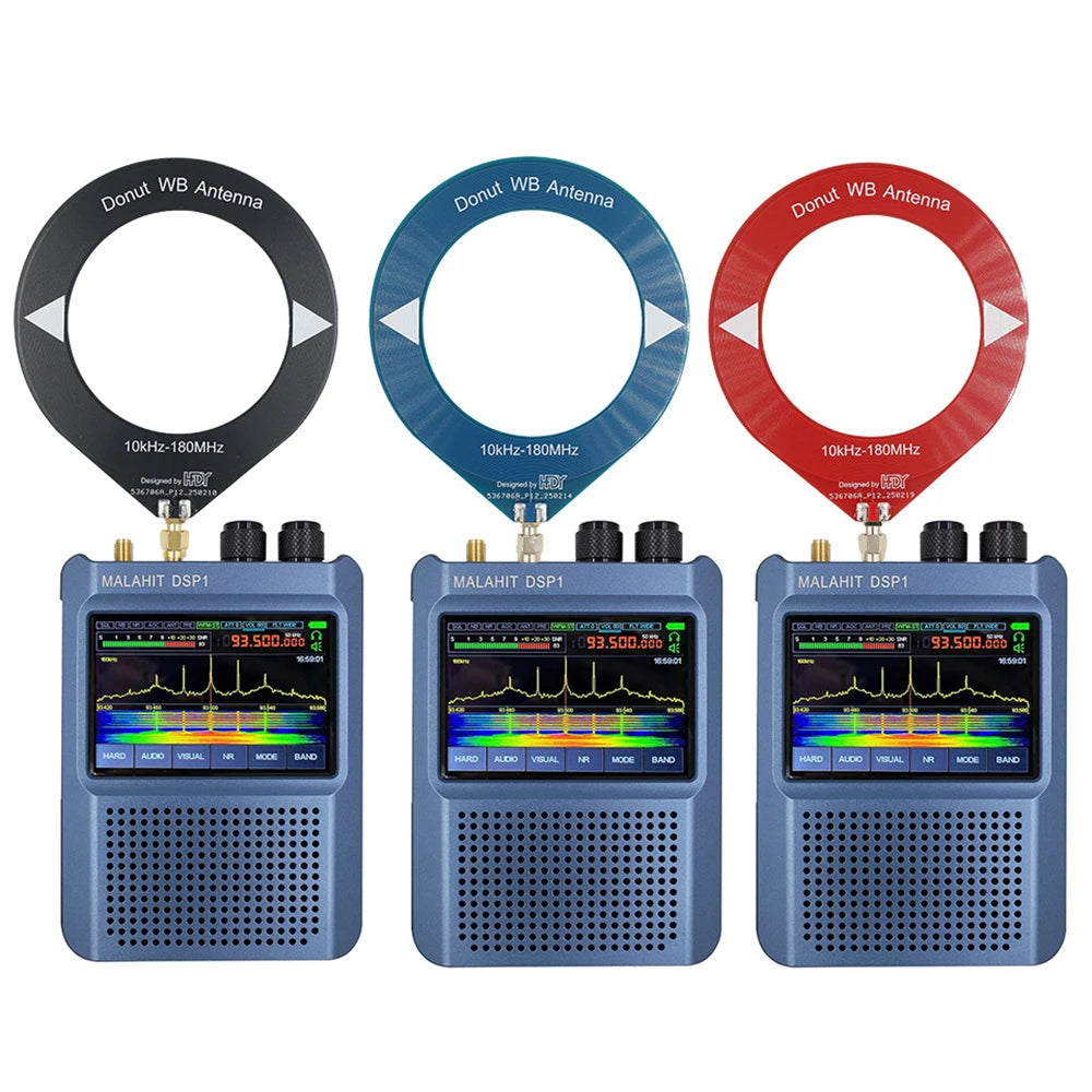 Wideband SDR Antenna 10kHz-180MHz Donut Loop Antenna SMA Male Connector for Shortwave Medium detail image 6