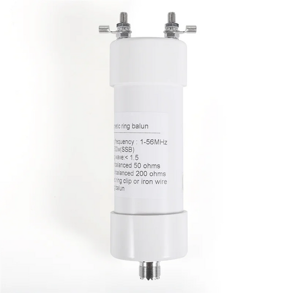 SUNRI-1:4 500W Balun Antenna 1-56Mhz Input 50Ω To Output 200Ω For Shortwave SSB AM FM Dipole/Windom Antenna