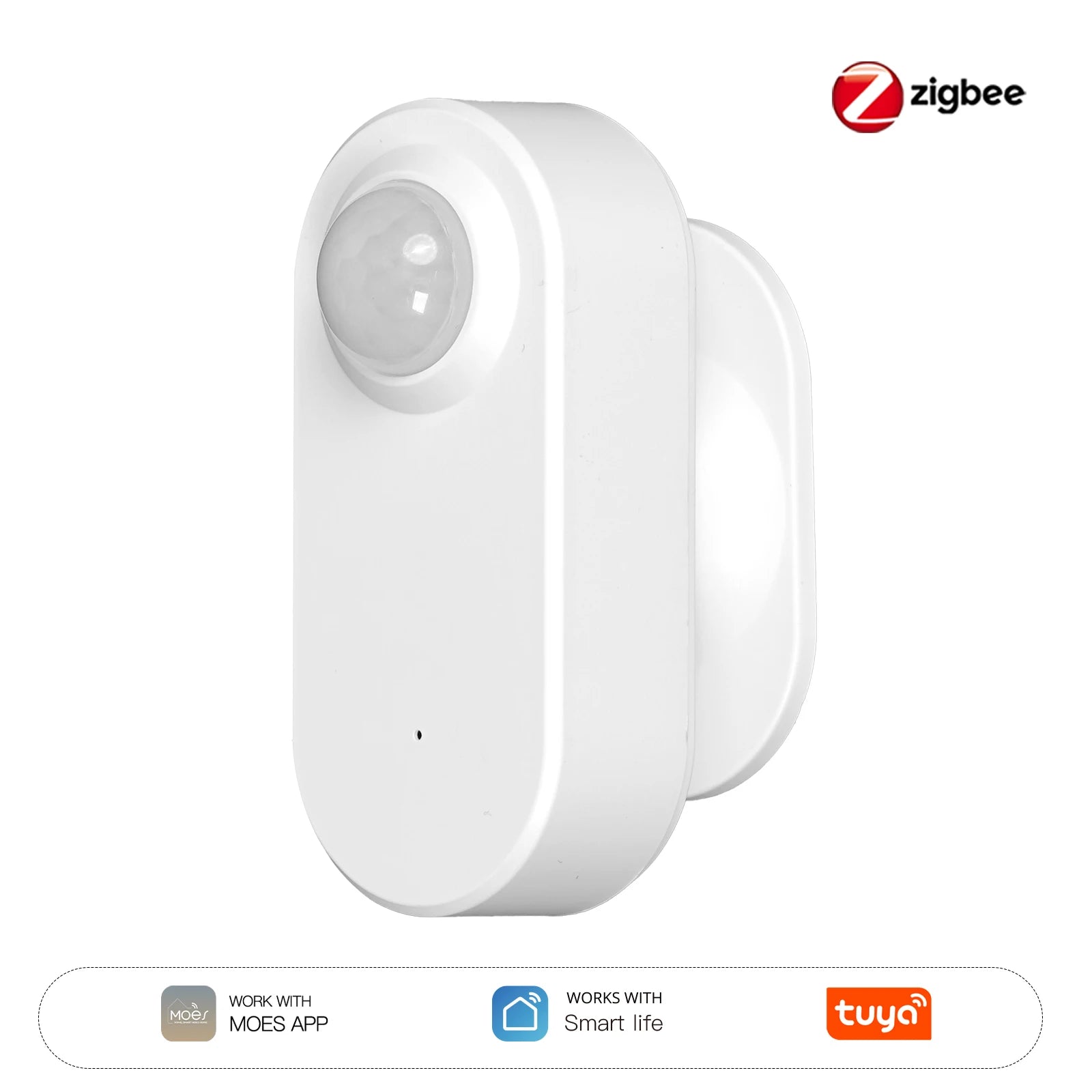 MOES Tuya ZigBee intelligens radarérzékelő, 24 GHz-es mmWave emberi jelenlét-érzékelés, mozgás-/mozgásmentes, alkalmazásalapú távoli megfigyelés