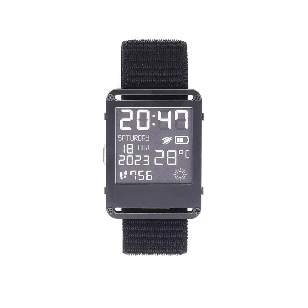 ESP32 Open Source V2.0 Gift E-ink Display Smart Watch Display Screen 200x200 Ultra-low Power Electronic Smart Watch 2025