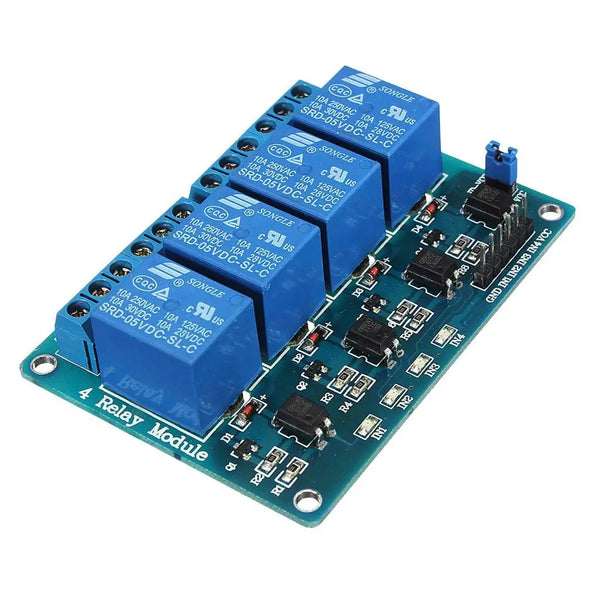 5V Relay Module for ARM Indicator 4 Channel Relay with Optocoupler