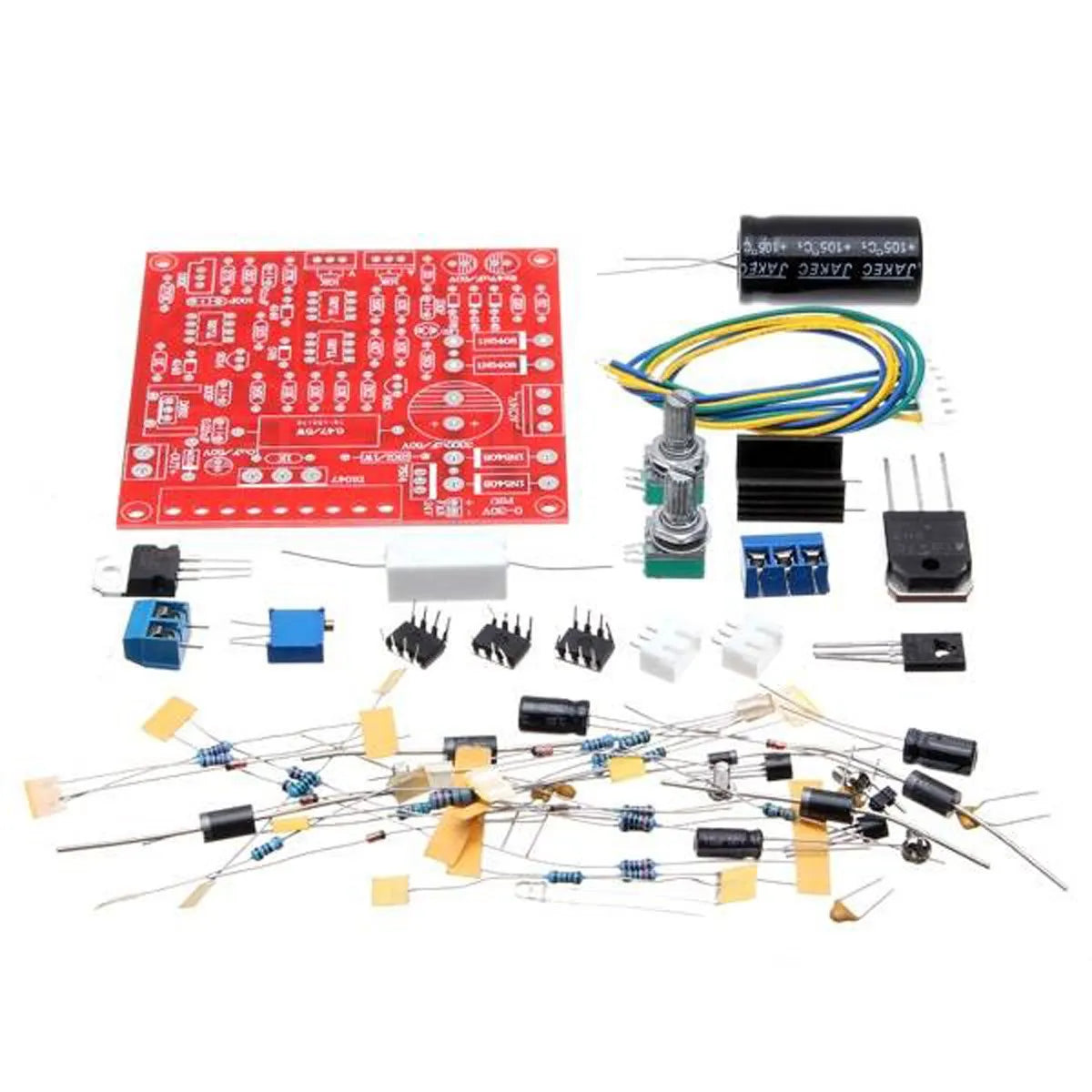 Für Arduino 0-30V 2MA-3A einstellbares Gleichstromnetzteil Labornetzteil Kurzschlussstrombegrenzungsschutz DIY-Kit 
