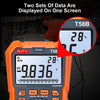 NJTY T58B T58C Inductance Digital Multimeter AUTO Range 9999 Counts  Voltage Current Capacitance LED Smart Backlit Large Screen