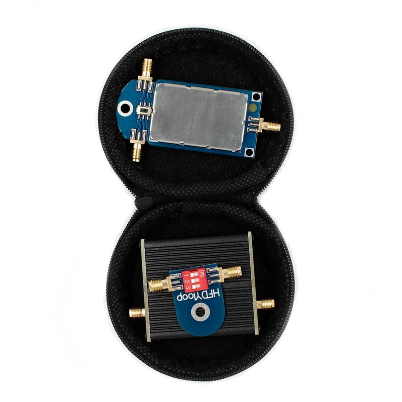 50K-500Mhz Allband Active Small Magnetic Loop Antenna Amplifier HF AM FM VHF UHF SDR Receiver Radio Durable Easy Install