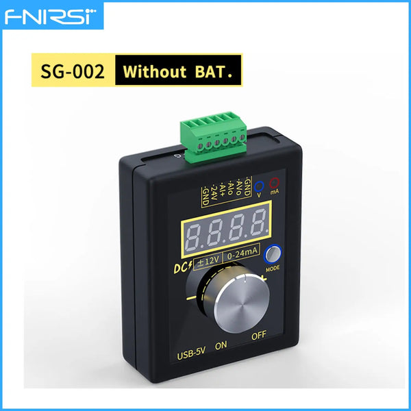 FNIRSI SG-002 Digital Signal Generator 4-20mA 0-10V Voltage Current Transmitter Professional Electronic Measuring Instruments