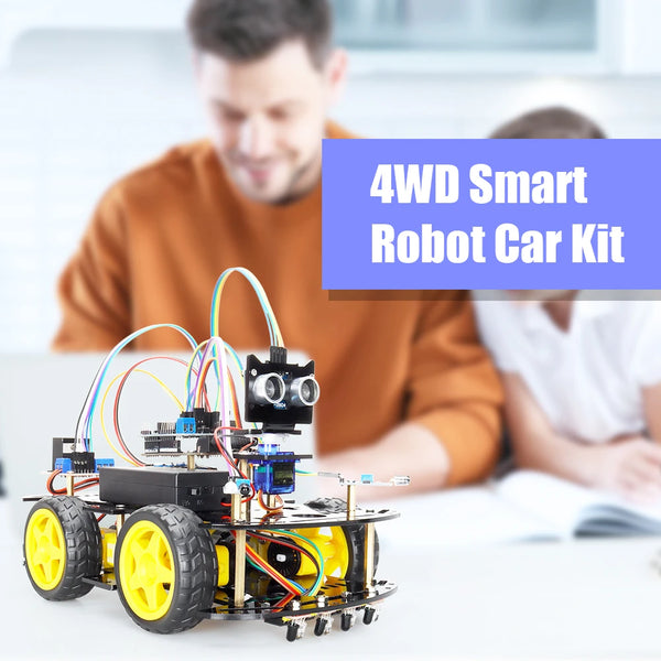 Neues intelligentes Roboterauto-Programmierkit für Arduino-Programmierung – Großartiger Lernspaß mit diesem kompletten Automatisierungskit für Roboterprojekte.