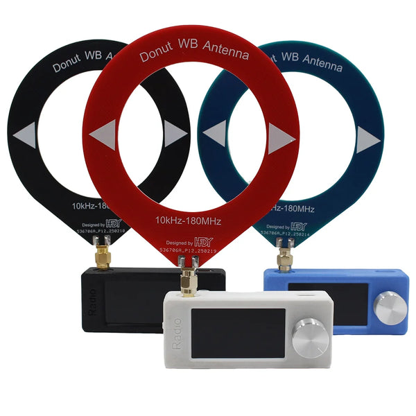 Wideband SDR Antenna 10kHz-180MHz Donut Loop Antenna SMA Male Connector for Shortwave Medium detail image 4
