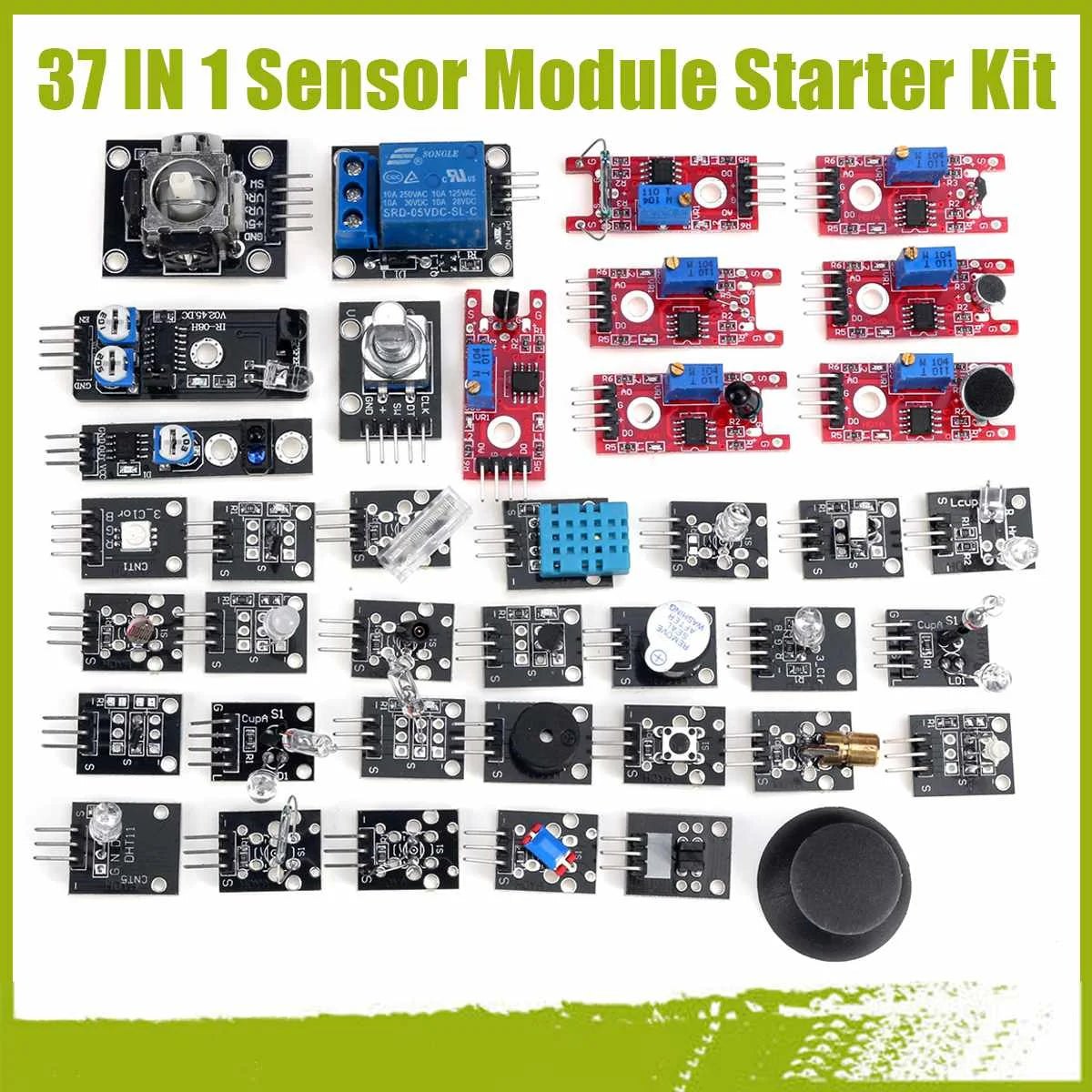 45 IN 1/37 IN 1 Sensor Module Starter Kits Set For Raspberry Pi Education Bag Package