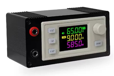Convertidor reductor de CC XY6509X 65V 9A 585W Regulador ajustable CNC Módulo de carga solar CC CV Lab