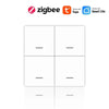 Zigbee 3.0 Wireless Smart Scene Switch Push Button 4 Gang 12 Modes Home Automation Scenario Controller Works With Tuya Devices