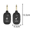 Système sans fil Miwayer A8 pour guitare : émetteur-récepteur sans fil 4 canaux intégré pour guitare électrique, basse et violon. 