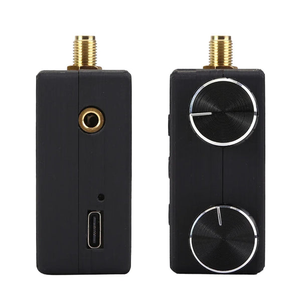 Mini Black Portable TEF6686 Full Band  FM/LW/MW/SW Radio Receiver  2.4" touch Screen