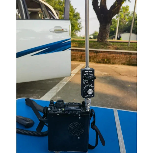 Antena de látigo pequeña de 30 W QRP QRGP para onda corta HF de 3,5 MHz a 30 MHz, sintonizada para MCHF Yaesu FT-817 8188 891 703 705 K1 K3 USDX
