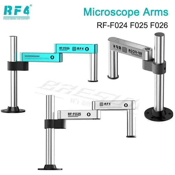 RF4 Rotating Microscope Folding Universal Stand FO24 FO25 FO26 Swing Arm For Stereo Microscope HDMI USB Video Camera Tools