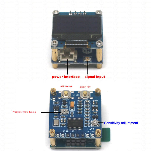 1kHz~100Mhz Frequency Counter OLED Display RF Signal Frequency Meter Measurement LF MF HF detail image 4