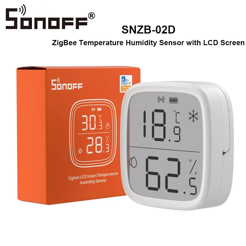 SONOFF SNZB 02D Zigbee Temperature Humidity Sensor with 2.5