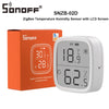 SONOFF SNZB 02D Zigbee Temperature Humidity Sensor with 2.5" LCD Screen for EWeLink SONOFF ZigBee Bridge Alexa Google Home Alice