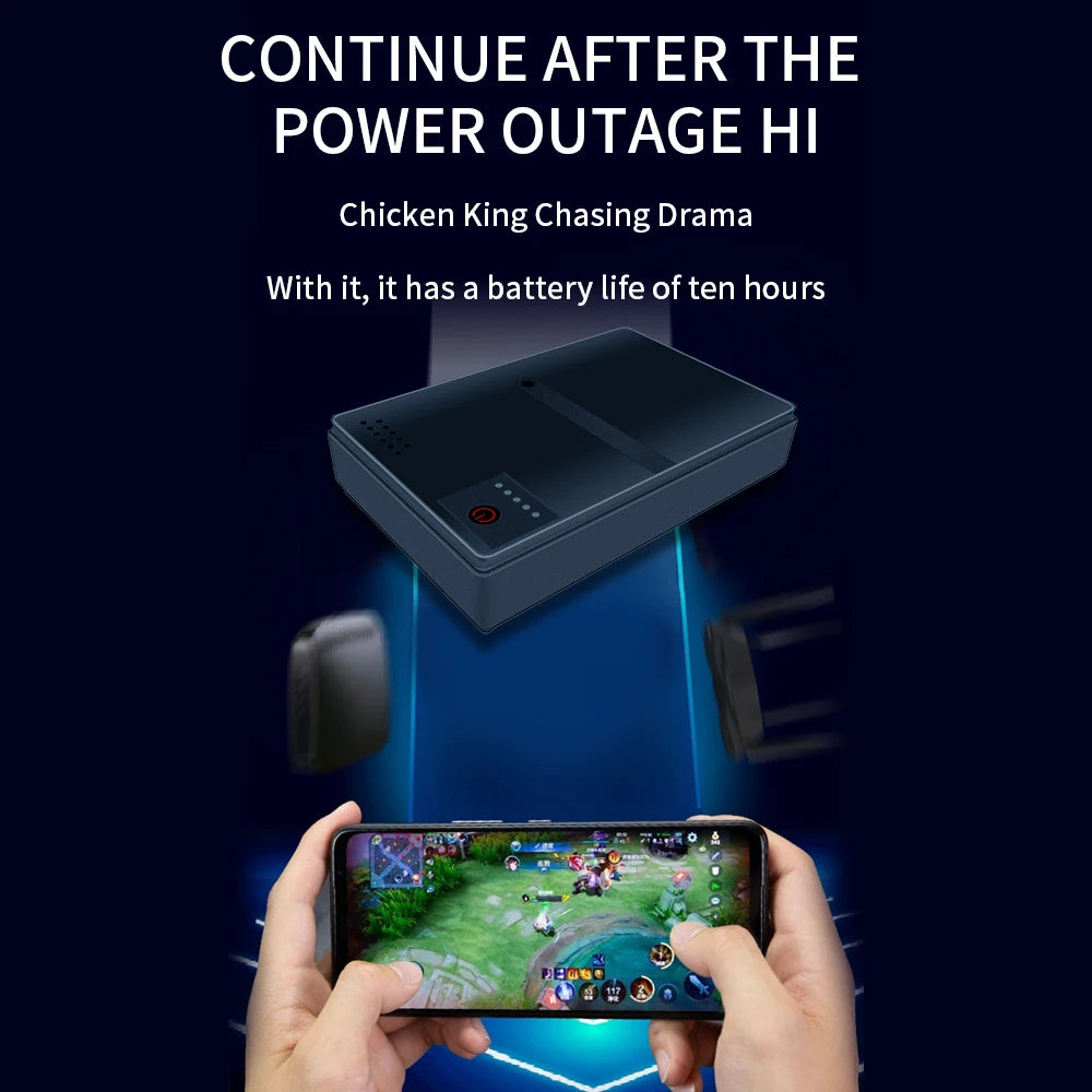 DC1018p UPS For Router Mini UPS Uninterrupted Power Supply DC1018p 10400mAh Lithium Ion Backup Battery