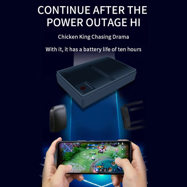 DC1018p UPS For Router Mini UPS Uninterrupted Power Supply DC1018p 10400mAh Lithium Ion Backup Battery