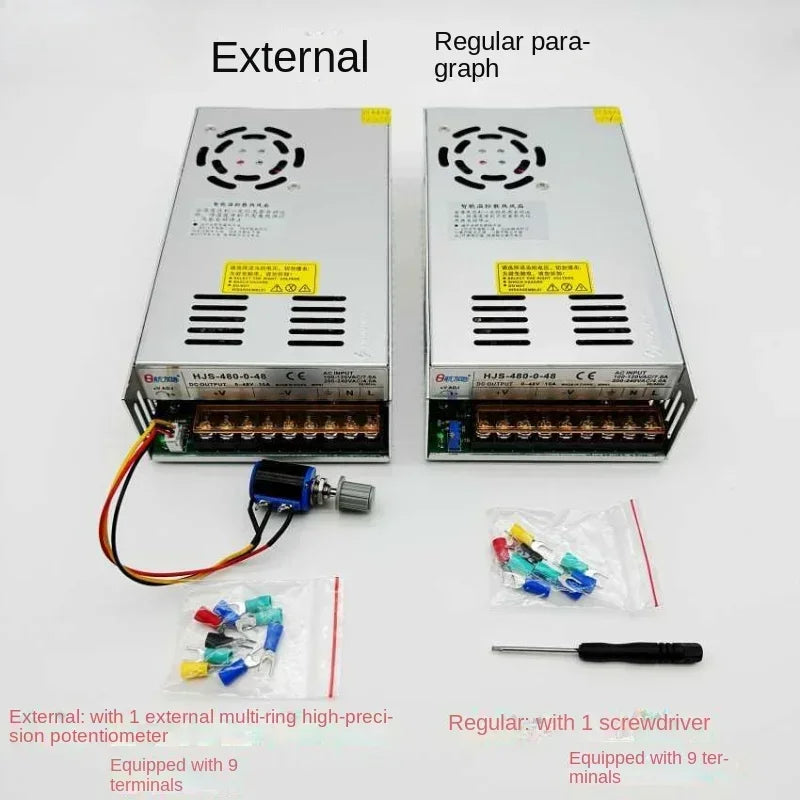 Manufacturer direct sales dual digital display 440W480W switch power supply 0-48V60V-80V-120V-160V-220V a product image