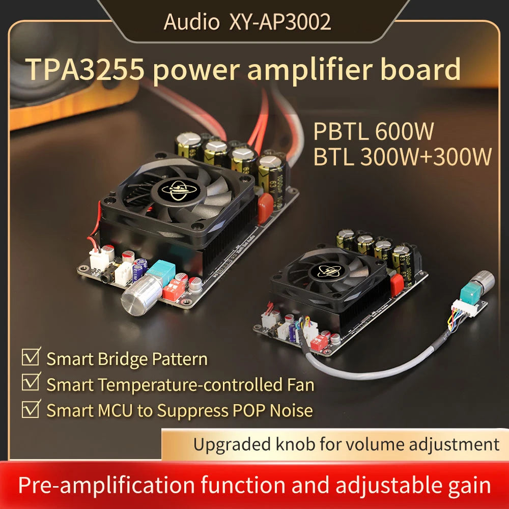 TPA3255 Class D Amplifier XY-AP3002 Pure Power Amplifier Board 300W x 2 Digital Audio detail image 2