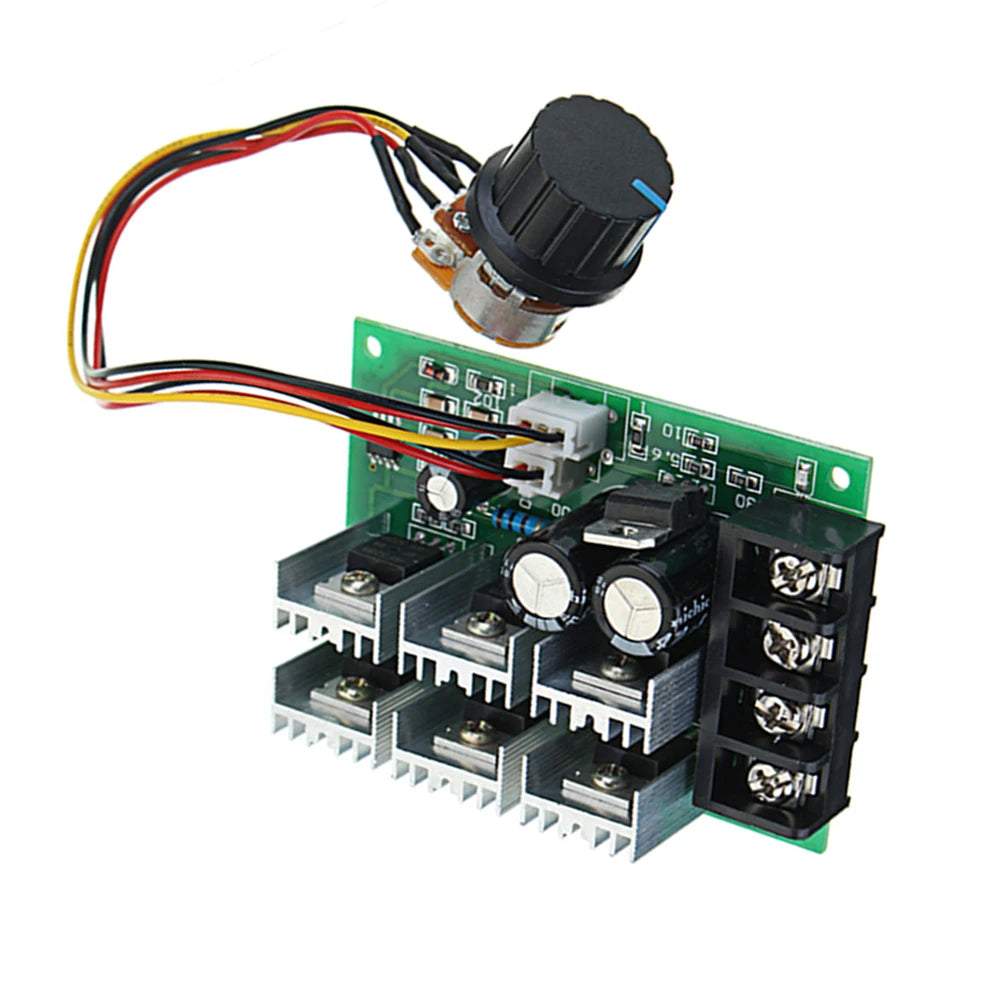 DC 9-55V 40A 2000W PWM DC Motor Speed Regulator High Power Linear Speed Control 9V 12V 24V 36V 48V