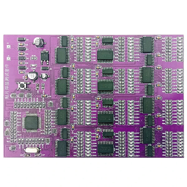 Kit di prova per la pratica di saldatura di componenti SMD 300 pezzi Circuito LED FR-4 Materiale PCB Lampeggiante sequenziale DC9V Multistrato El
