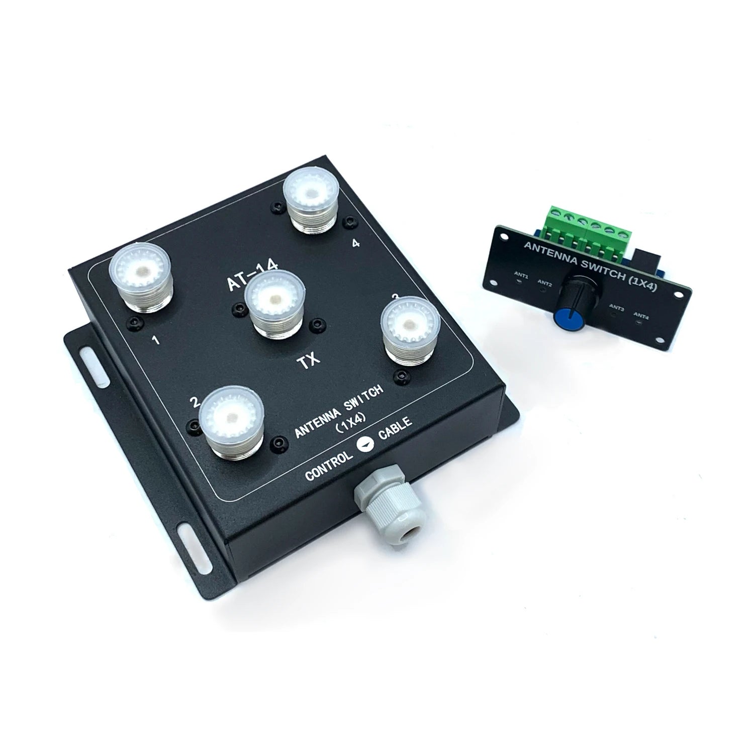 AT-14 4-Way Coax Remote Antenna Switch Convenient Switching 1.8MHz-60MHz 500W PEP Ham Radio detail image 6