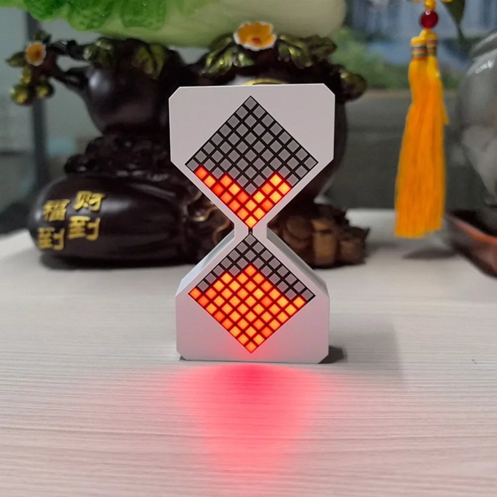 Cyber Style LED Electronic Hourglass with Gravity Sensing 1-30 Min Timer DIY Digital Sand Clock Technolog product image