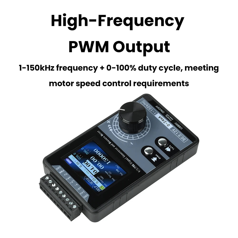 High-Precision Handheld PWM Pulse Signal Generator 0-20mA 4-20mA 0-10V Current Voltage detail image 3