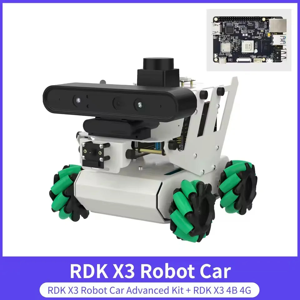 Yahboom RDK ROS2 Robot Programmable Smart Car Kit with Mecanum Wheel Depth Camera Lidar Support Python Programming APP Control